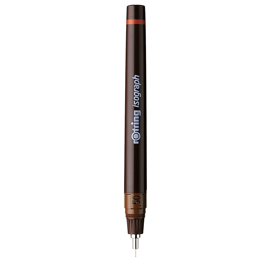 オリジナルの鉛筆画 Amazon.com: Rotring Isograph Technical Pen, 0.50 mm